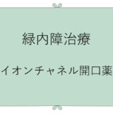 緑内障治療薬　～イオンチャネル開口薬～